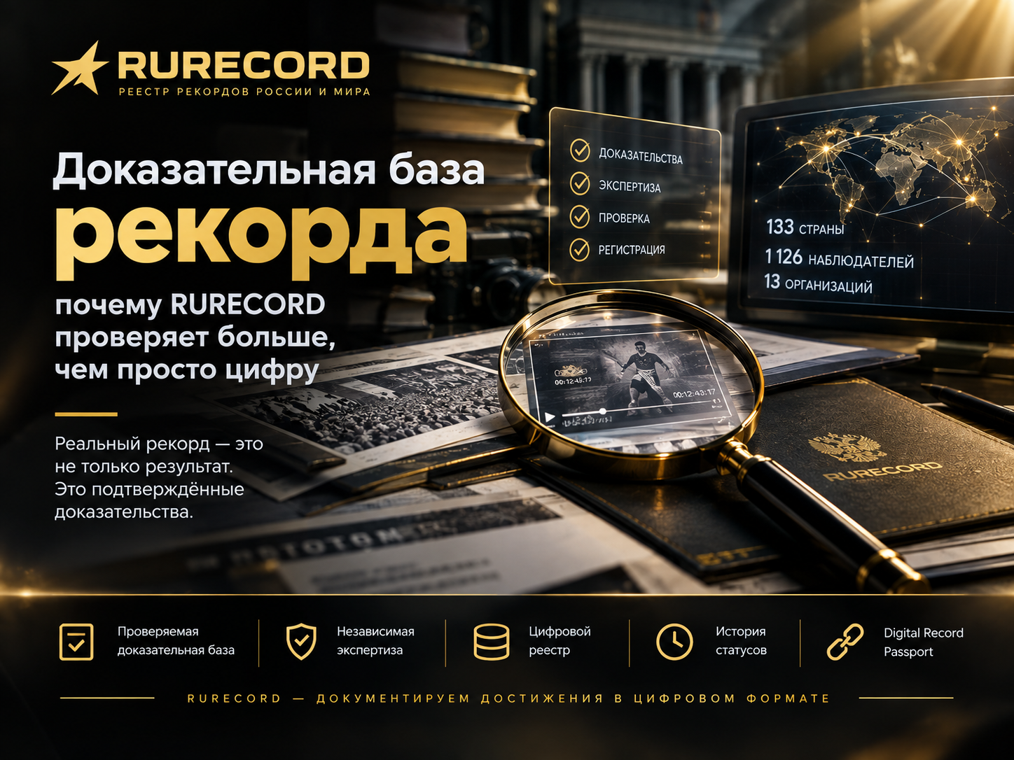 Экспертная верификация рекорда: как RURECORD проверяет достижения