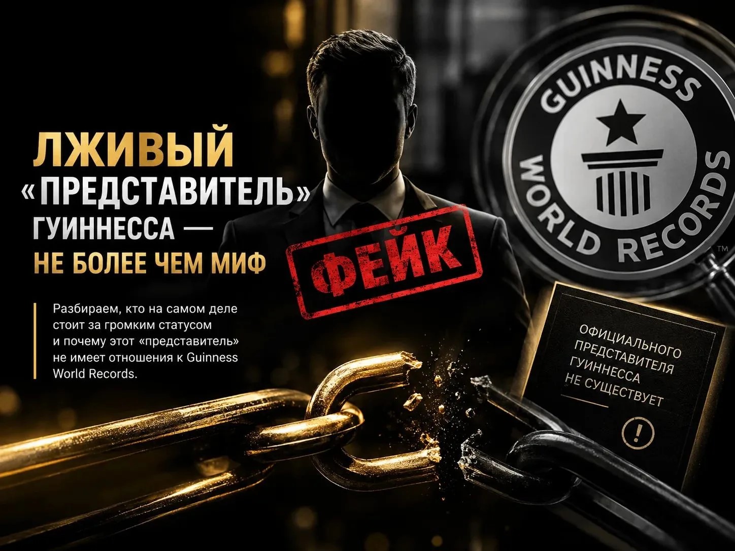 О «представителе Guinness» замолвили слово...